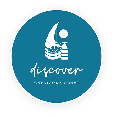 discover capricorn coast logo.